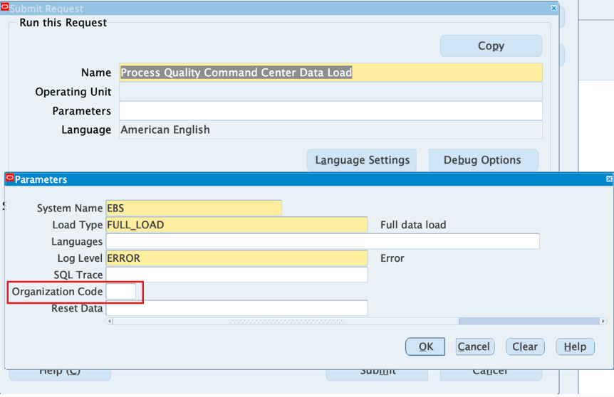 Run Sequential Data load