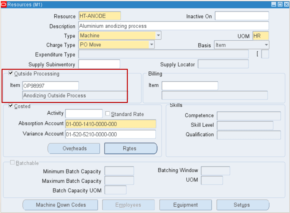 Define OSP Resource