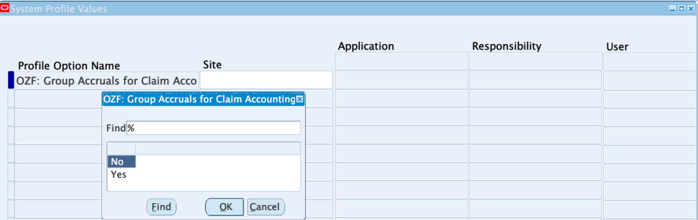Group Accruals for Claim Accounting