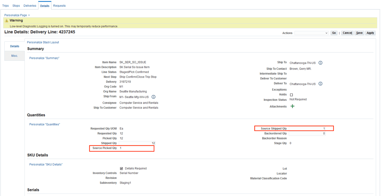 Shipping Workbench (HTML UI)