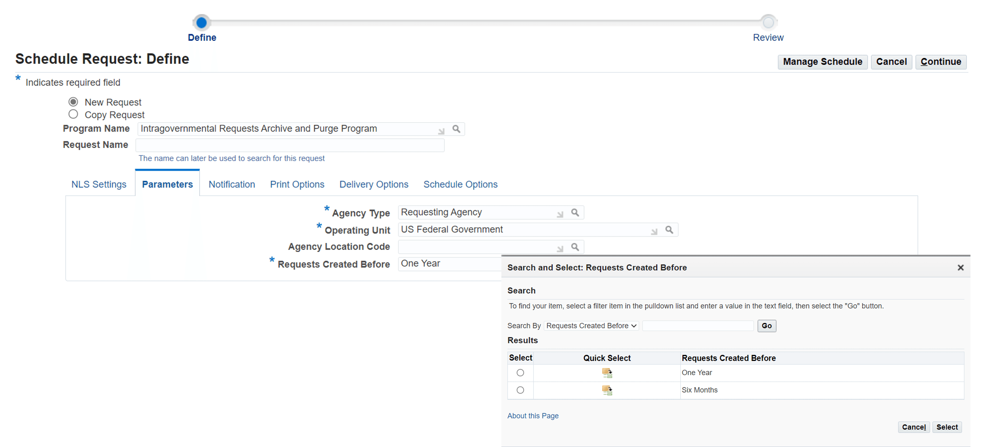 Archive and Purge Concurrent Program