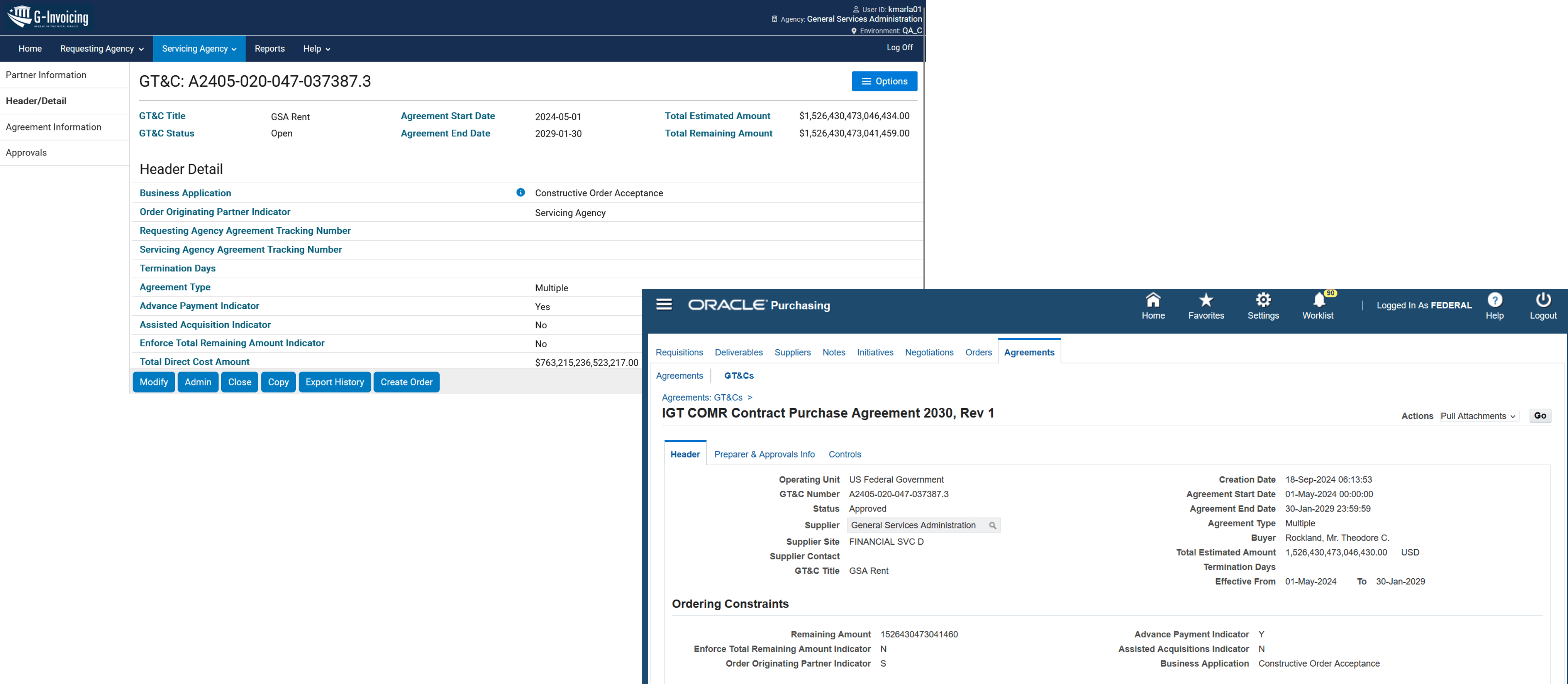 GTC with Bizapp as Constructive Acceptance