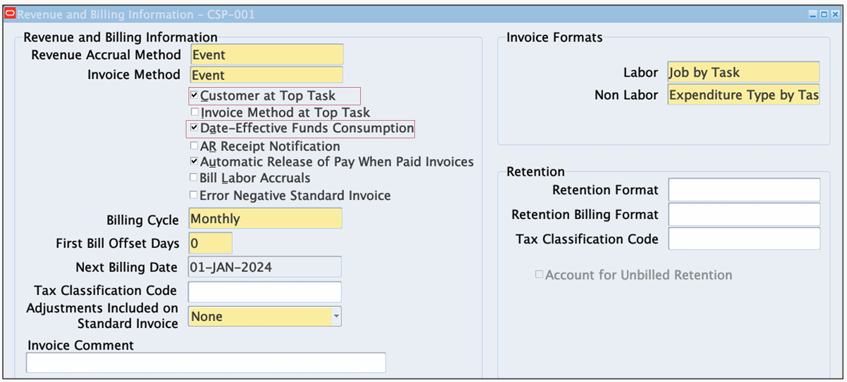 Manage Periodic Recurring Orders