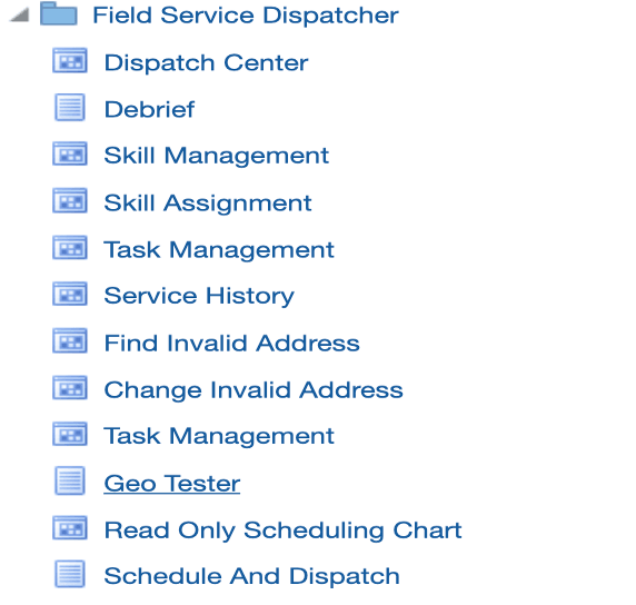 Schedule and Dispatch Navigation