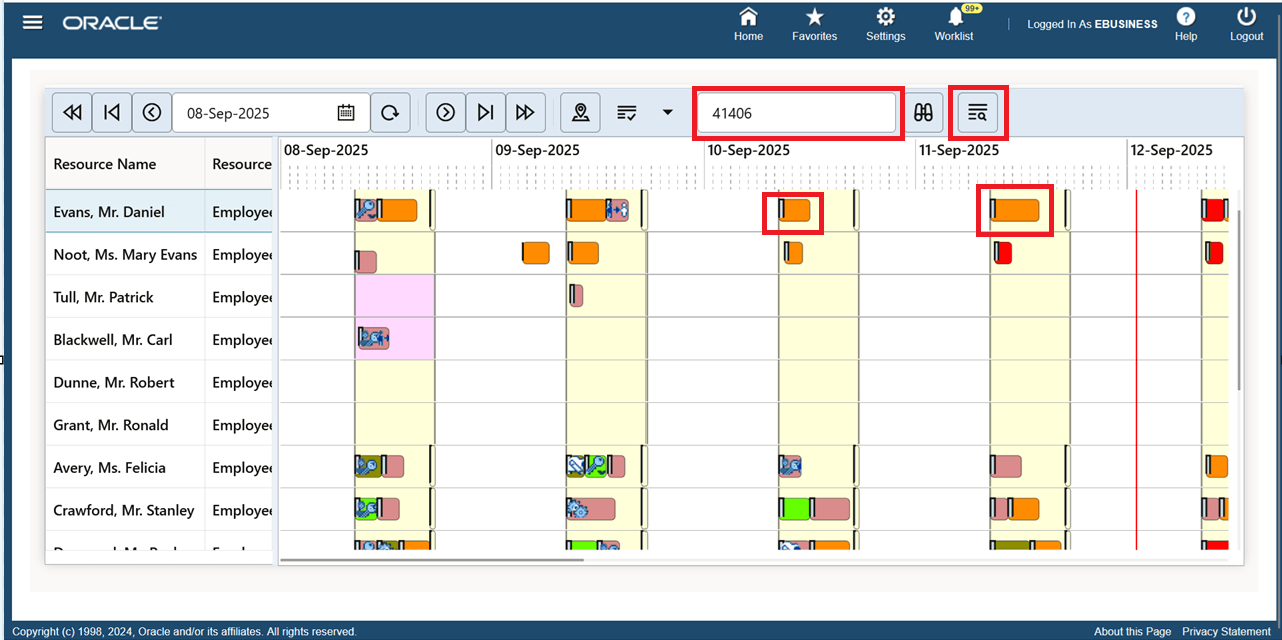 Gantt Same Site Task