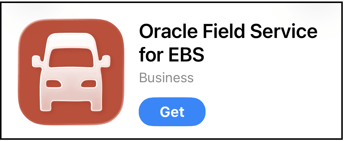 Oracle Field Service for EBS App Download for iOS