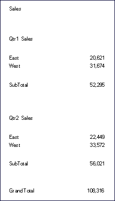 Example Report with Auto Calculation