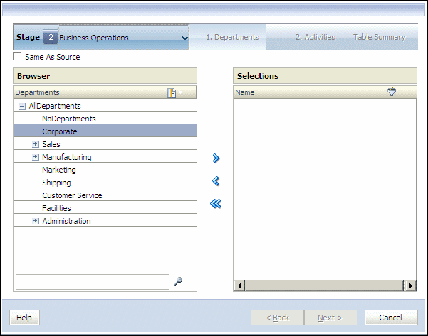 The Assignment Rules Management dialog box is used to create an assignment rule to be used as a template for multiple, similar assignments.