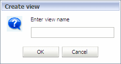Enter a name for the new custom view, and then click OK.