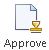 The Approve button in the Performance Management ribbon The Approve button in the Performance Management ribbon