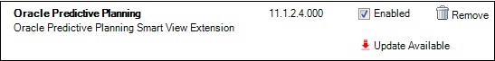 An extension as it appears in the Extensions tab