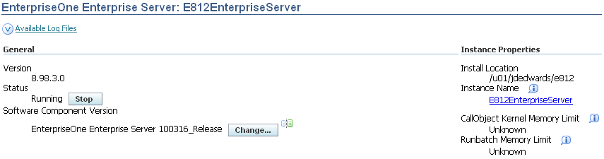 General and Instance Properties section - before calculating memory limit.
