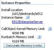 Instance Properties section - after calculating memory limit.