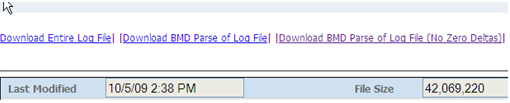 BMD Parsing Option Links.