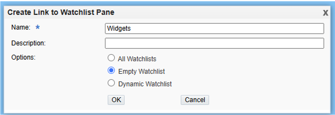 Empty Watchlist