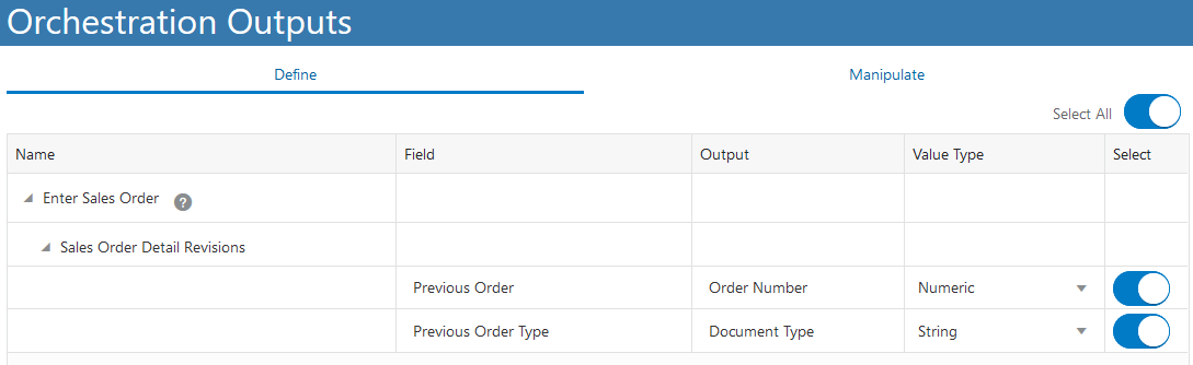 Orchestration Output