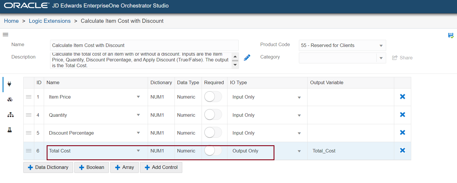 Logic Extension - Data Structure