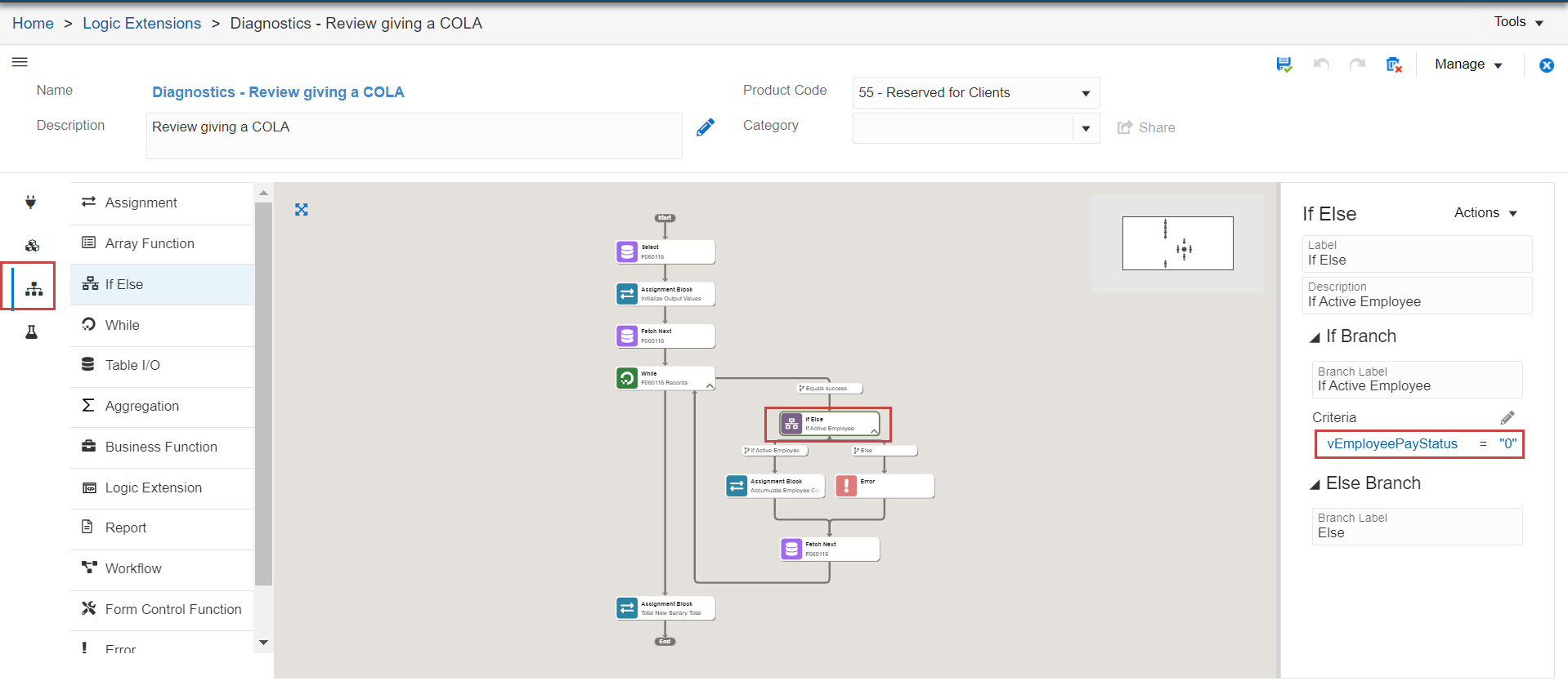 Troubleshooting a Logic Extension Using Diagnostic Mode