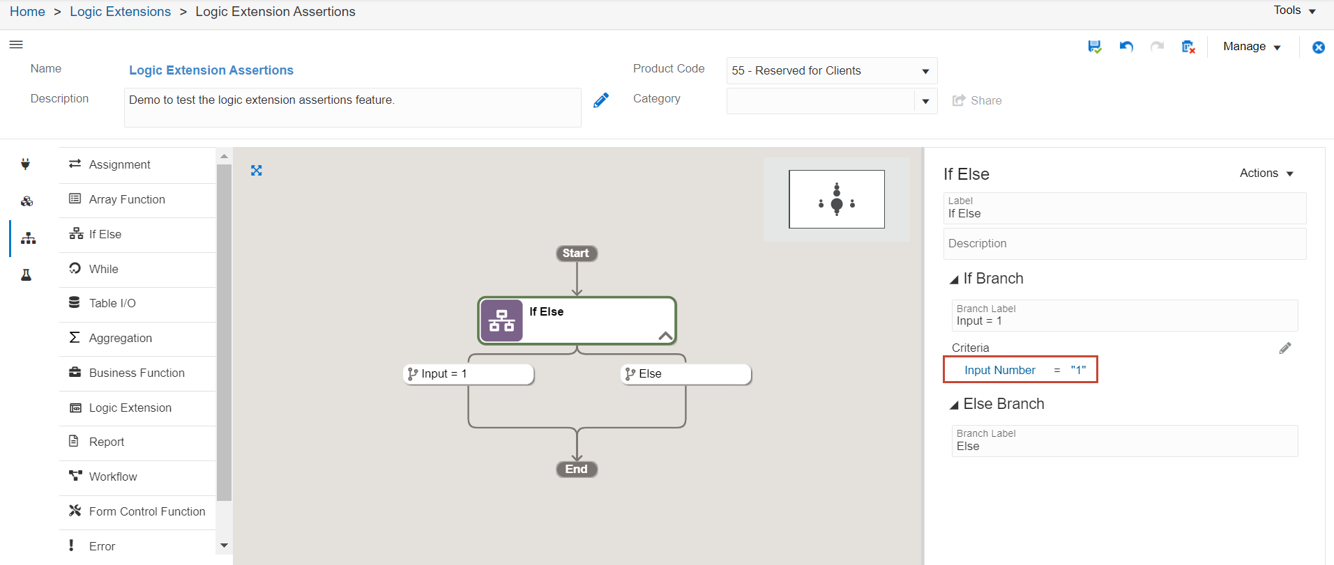 Logic
                      Extension - If Else Branch