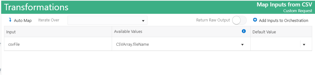 Process Recorder - Return Values