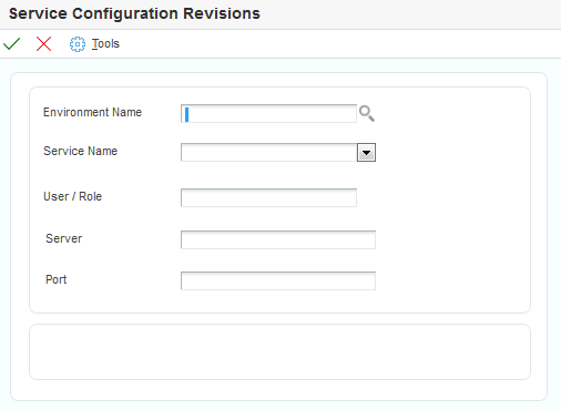 Service Configuration Revisions
