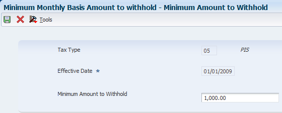 Minimum Amount to Withhold