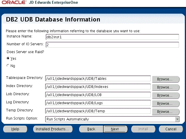 Running the JD Edwards EnterpriseOne Platform Pack Installer