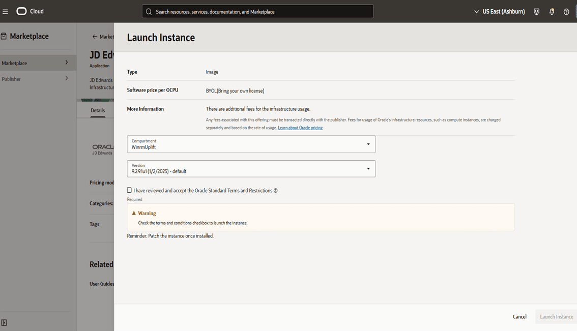 launchinstance