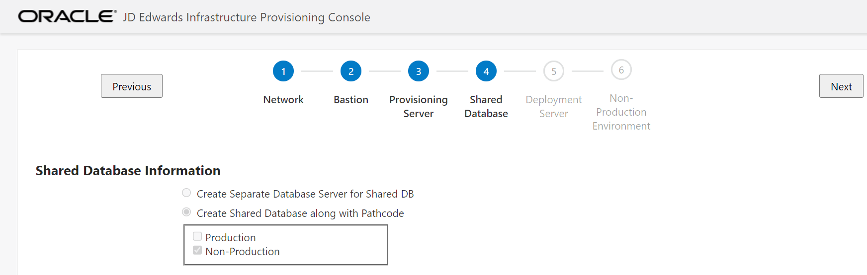 Shared Database Information