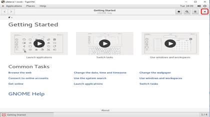 First Time Login to VNC - Getting Started - GNOME Help