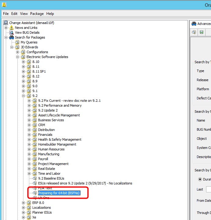 Business Function ESU