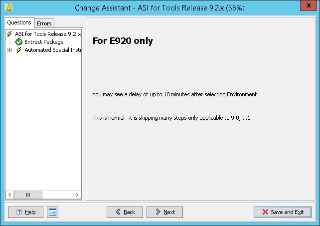 Perform Tasks for 9.2.x