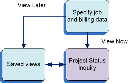 View Now and View Later Process Flow