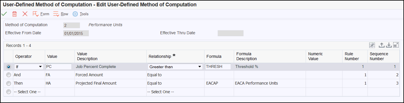 User-Defined Method of Computation Example
