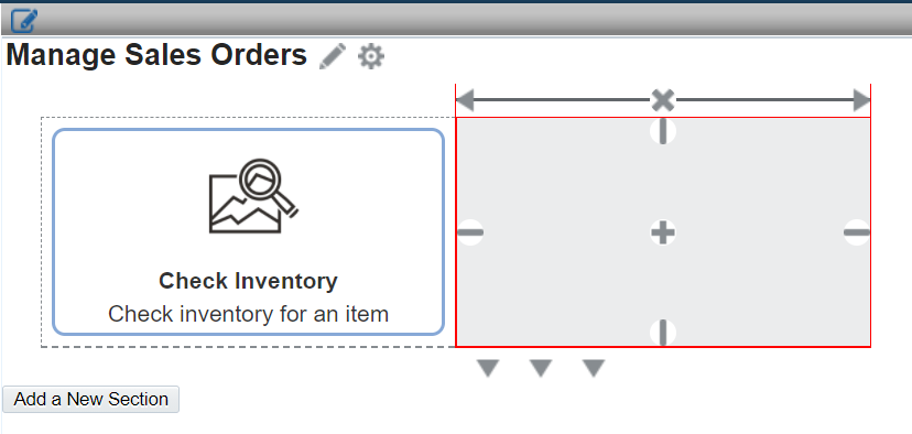 Designer Pane - Add a Tile icon