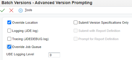 Batch Versions – Advanced Version Prompting Form