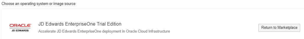 Create Compute
                          Instance - Change Image Source