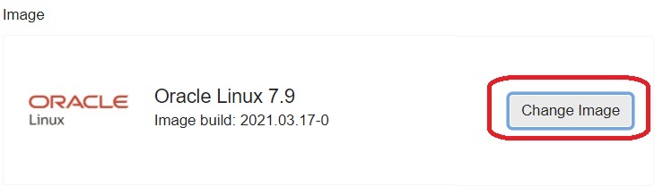 Create Compute Instance - Change Image