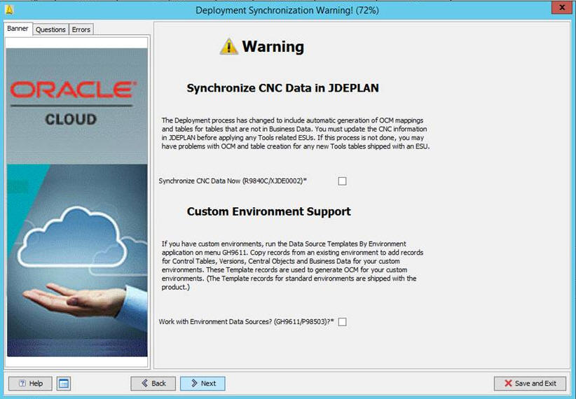 Deployment Server Export