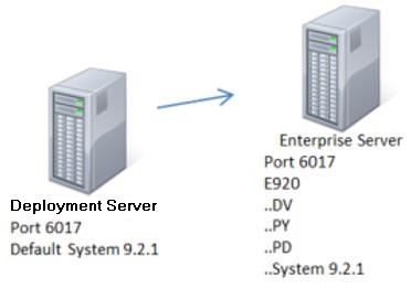 Deployment
                Server with One Physical Enterprise Server with One Port