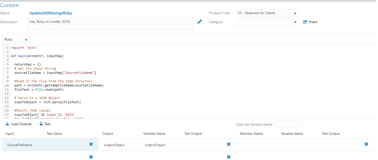 Custom Service Request