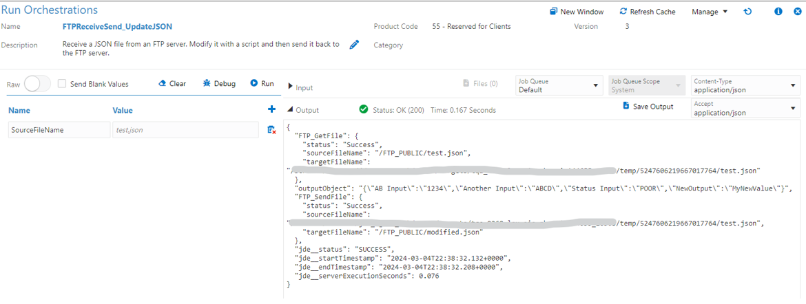 Orchestration Design Page