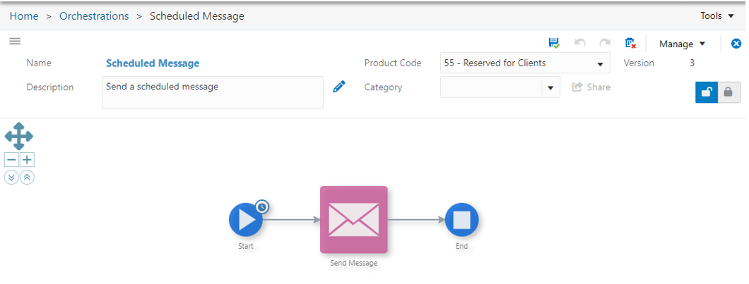 Schedule Message Orchestration