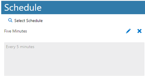Schedule Window