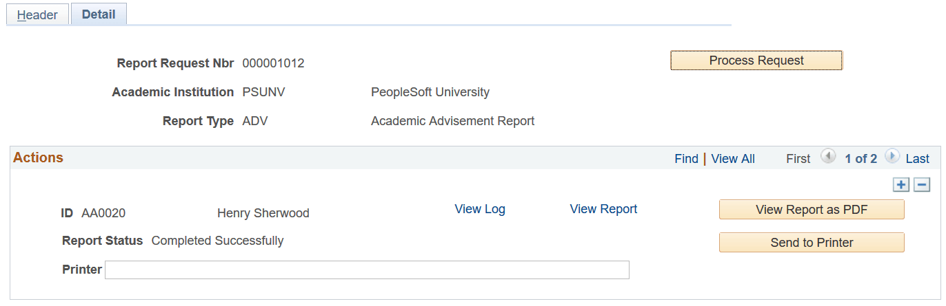 Request Multiple Reports- Detail page Request Multiple Reports- Detail page