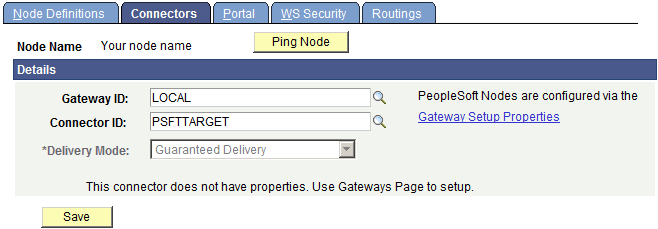 Connectors page Connectors page