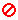 Negative service indicator icon