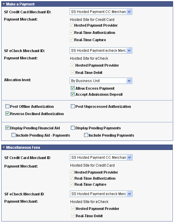 Electronic Payments page (2 of 2)
