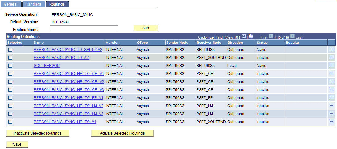 PERSON_BASIC_SYNC routings PERSON_BASIC_SYNC routings