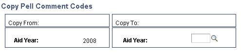 Copy Pell Comment Codes page